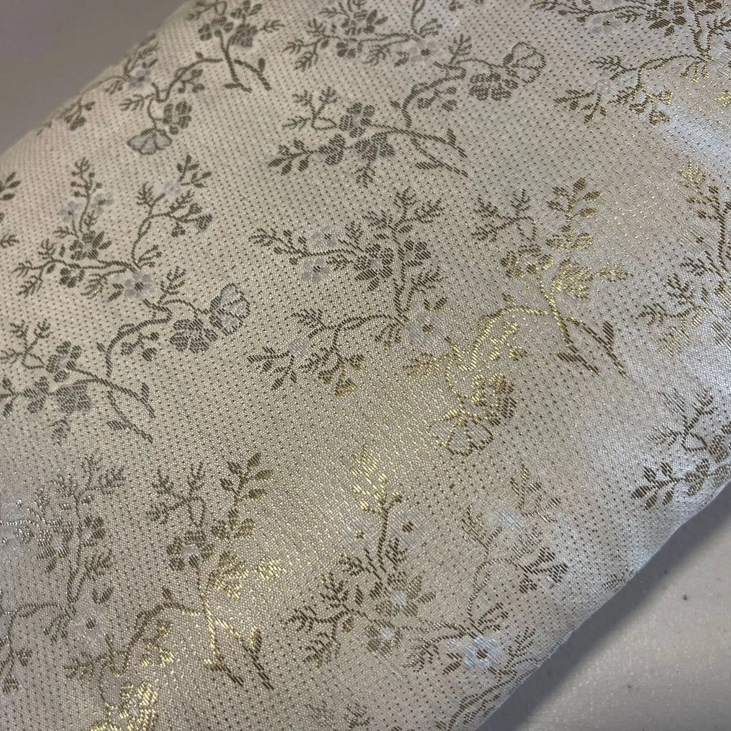 Metallic Floral Blossom Brocade Fabric – 112cm (44") Wide – Dress, Craft & Costume Material – Sold by the Meter