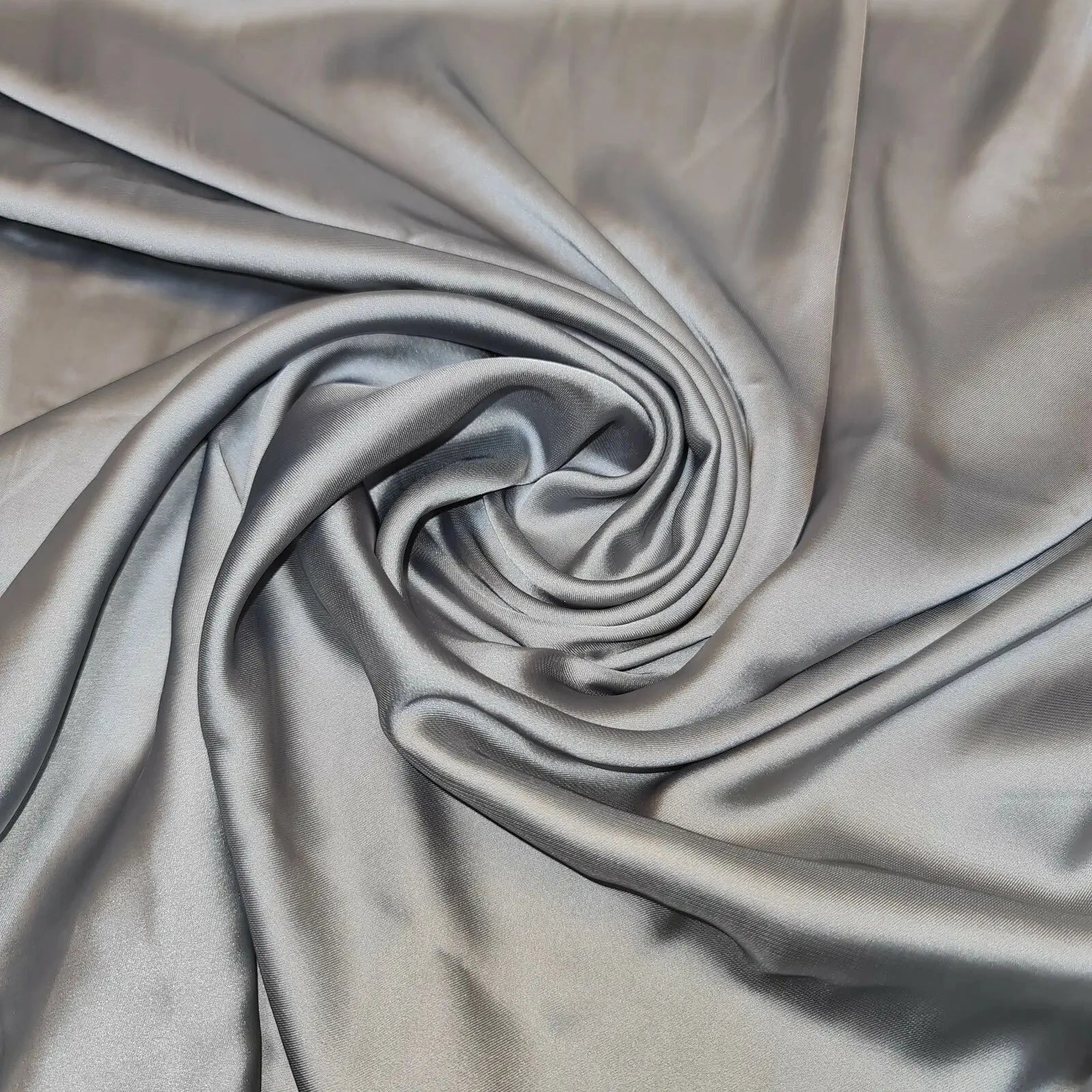 Silky Charmeuse Satin Fabric | 44" (112cm) Wide Luxury Glossy Silk-Like Weave for Bridal Dress, Draping & Décor – Sold by the Metre