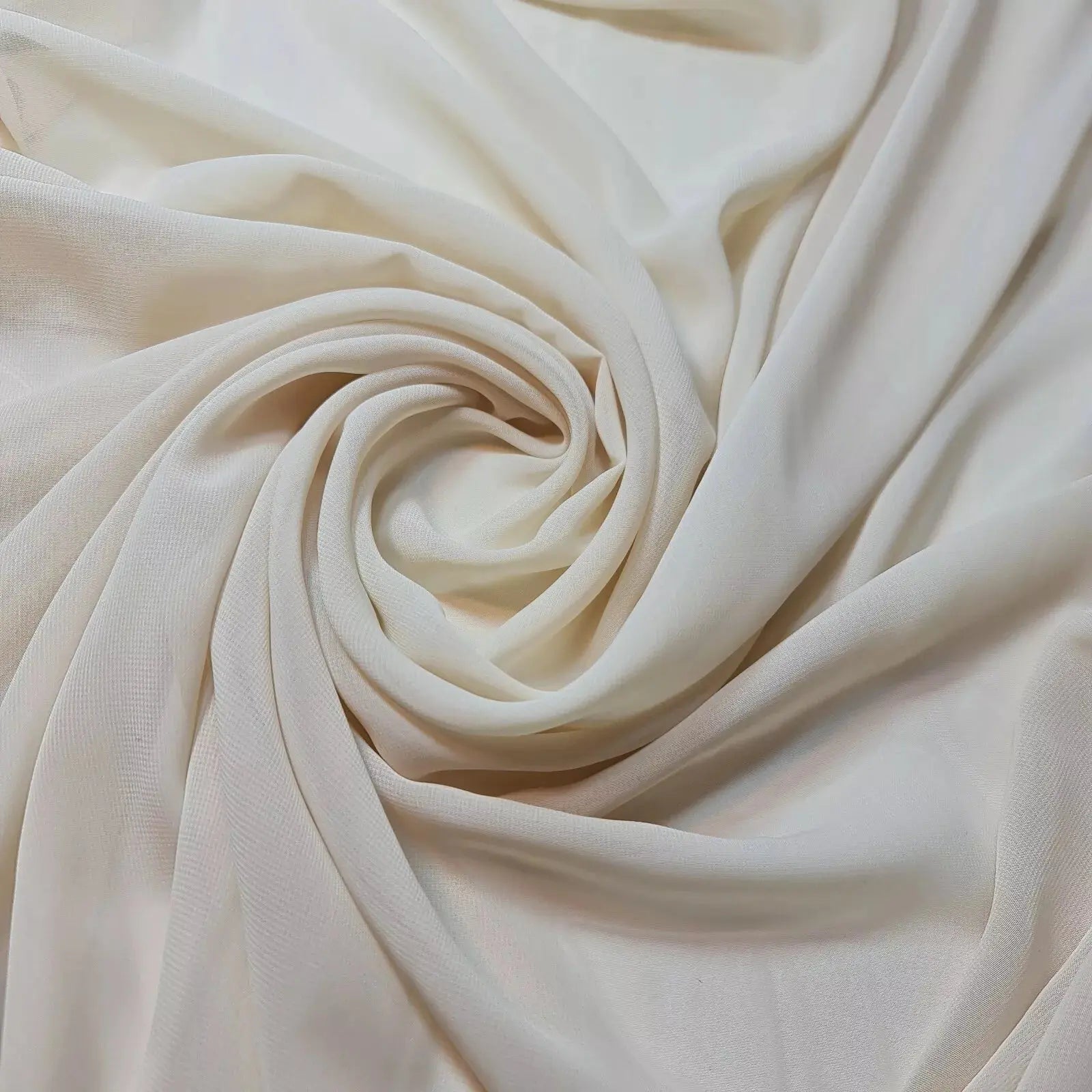 Crepe Chiffon Sheer Fabric | 58" (147cm) Wide Wedding Décor, Drape, Dressmaking & Craft Material – Sold by the Metre