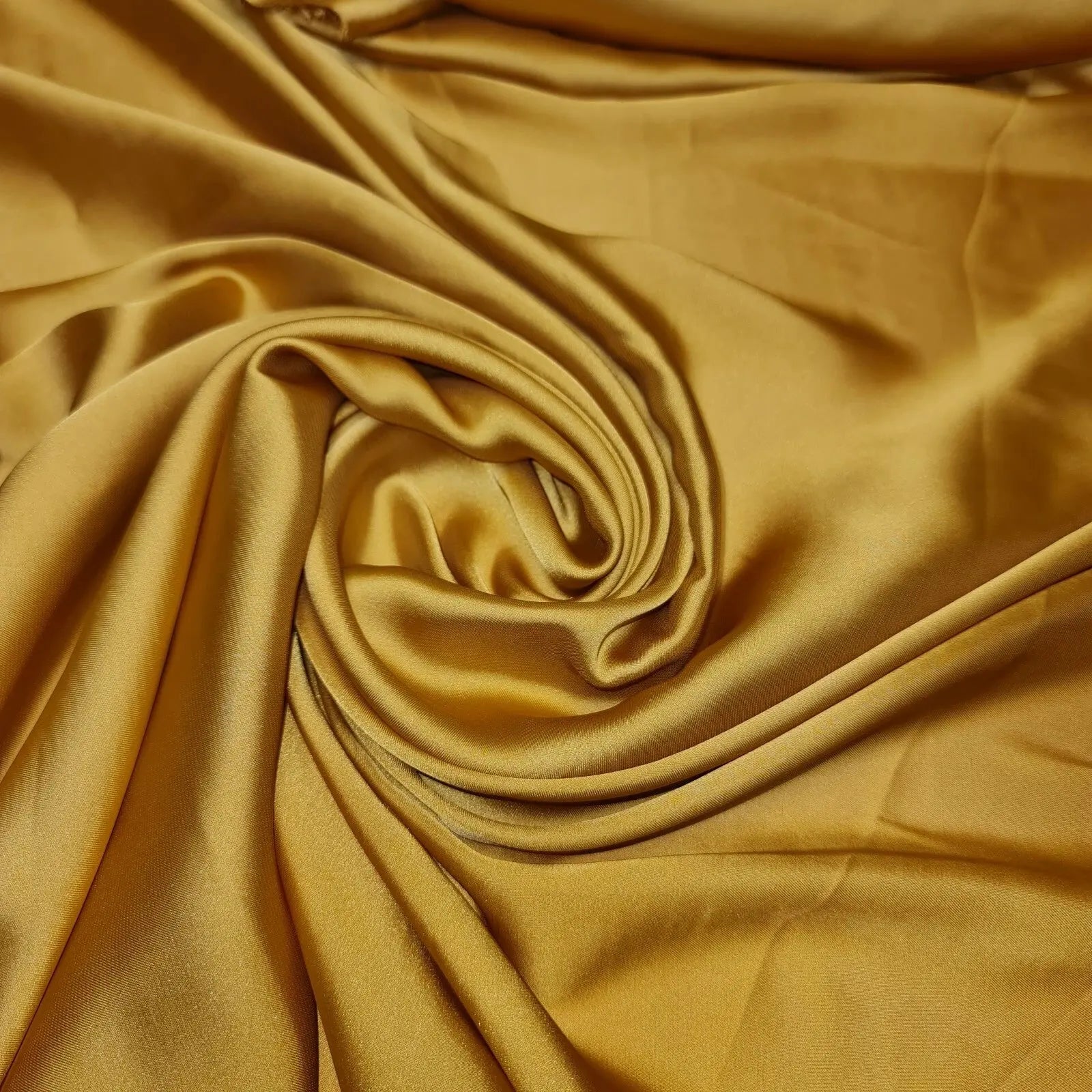 Silky Charmeuse Satin Fabric | 44" (112cm) Wide Luxury Glossy Silk-Like Weave for Bridal Dress, Draping & Décor – Sold by the Metre