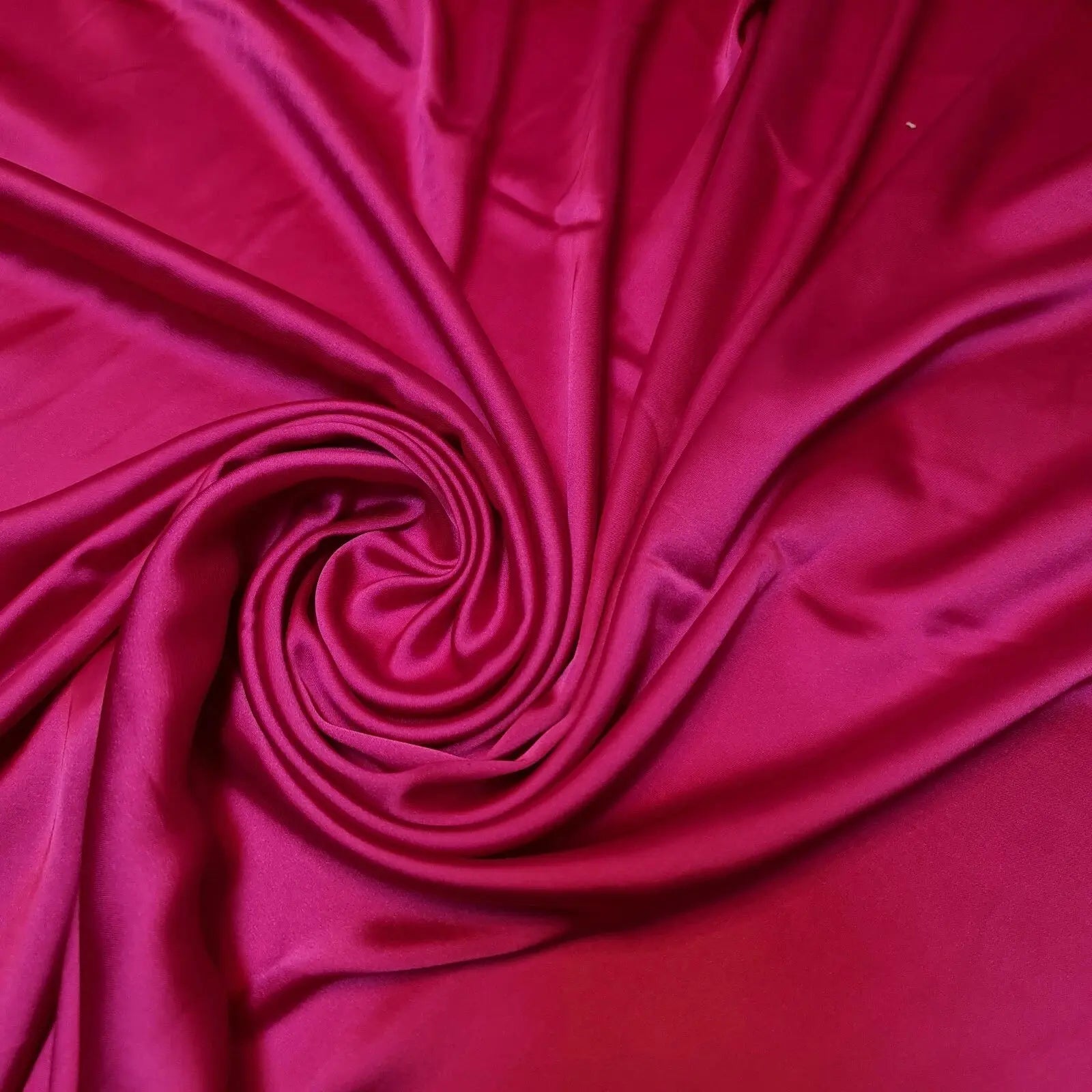 Silky Charmeuse Satin Fabric | 44" (112cm) Wide Luxury Glossy Silk-Like Weave for Bridal Dress, Draping & Décor – Sold by the Metre