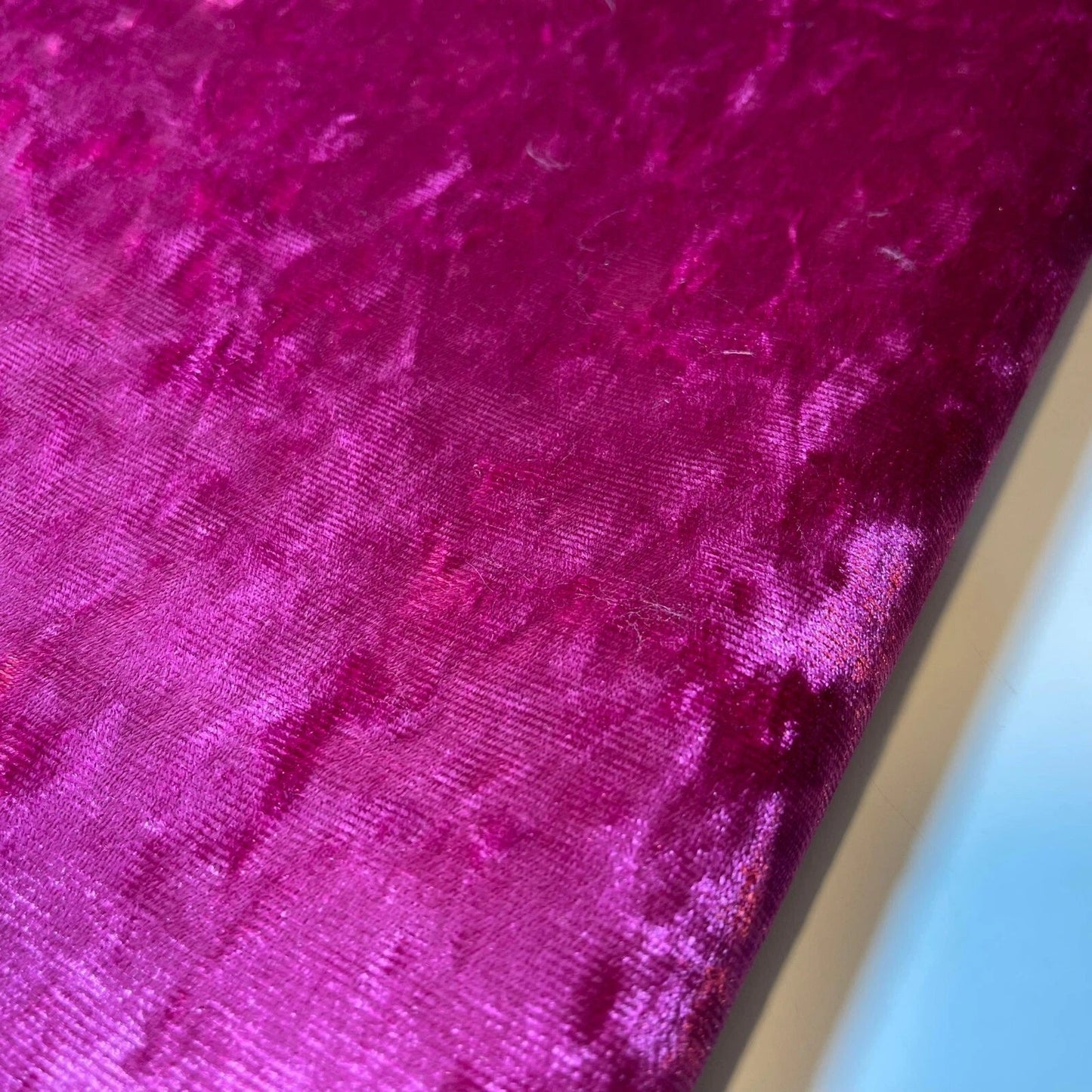 Plush Printed, Plain & Crushed Velvet Fabric | 58" (147cm) Wide Soft Upholstery, Cushion & Curtain Material – Sold by the Meter