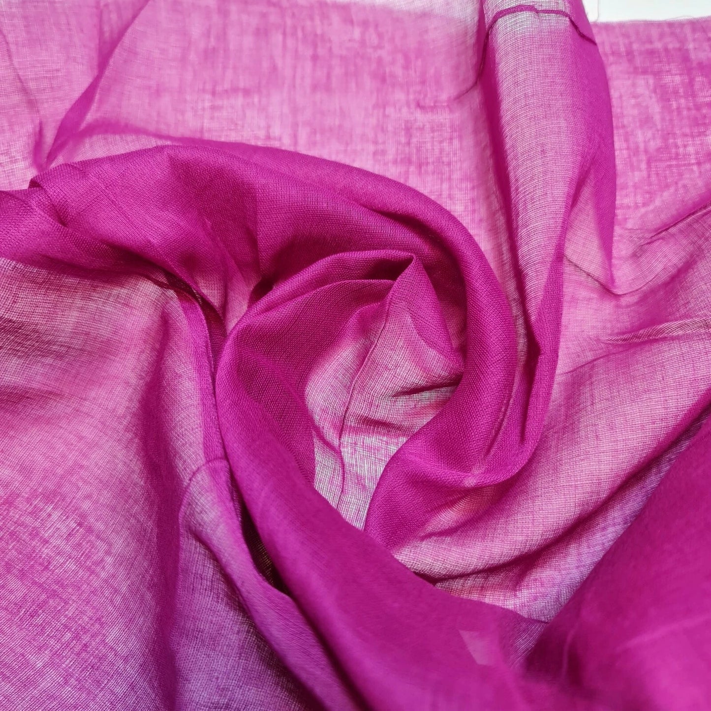100% Cotton Muslin Fabric – Sheer Gauze Plain Weave for Dress Lining, Crafts & Cheesecloth  Magenta