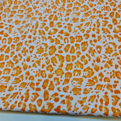 100% Cotton Printed Fabric | Leopard, Ditsy, Vintage, Polka & Rose Floral Designs – 44" (112cm) Wide Soft Dressmaking & Craft Material – Sold by the Metre