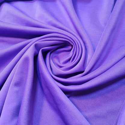 Scuba Crepe 4-Way Stretch Fabric | 58" (147cm) Wide Plain Solid Elastane Jersey for Dresses & Crafts – Sold by the Metre
