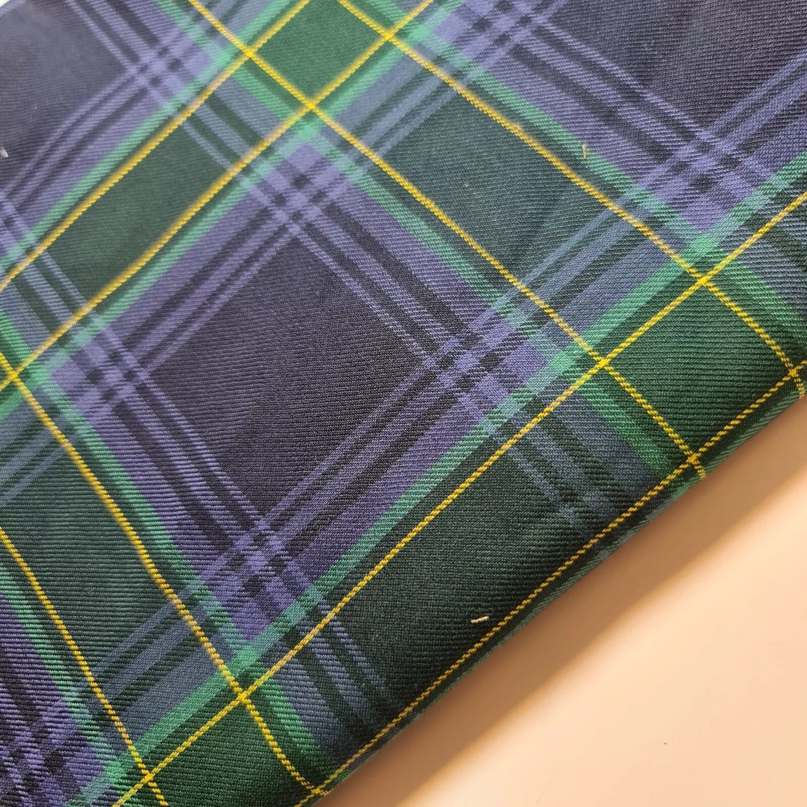 100% Cotton Tartan & Check Plaid Fabric | 58