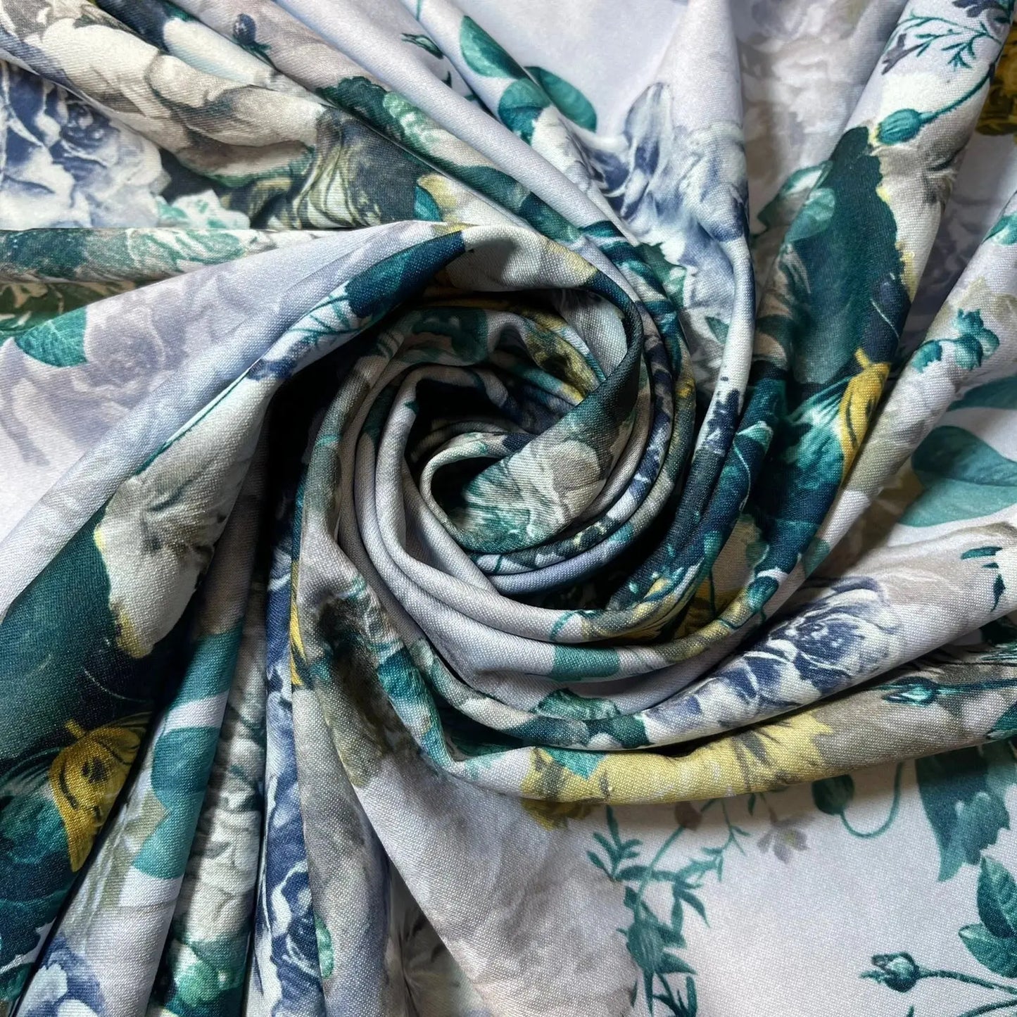 Printed ITY Jersey Fabric | 58" (147cm) Wide Nylon Lycra 4-Way Stretch Spandex for Dresses & Swimwear – Sold by the Metre