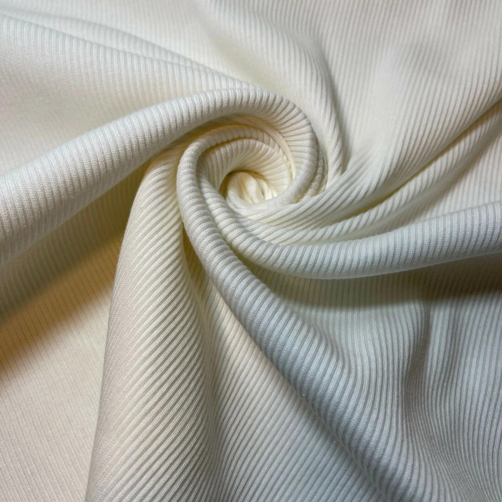 Plain & Printed Ribbed / Waffle Stretch Jersey Fabric | 58