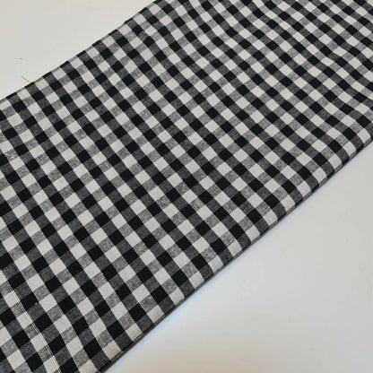 100% Cotton Gingham 1/8" Check Plaid Fabric | Parna Patka Dastaar Cloth for Sewing & Crafts – 23 Meter Roll