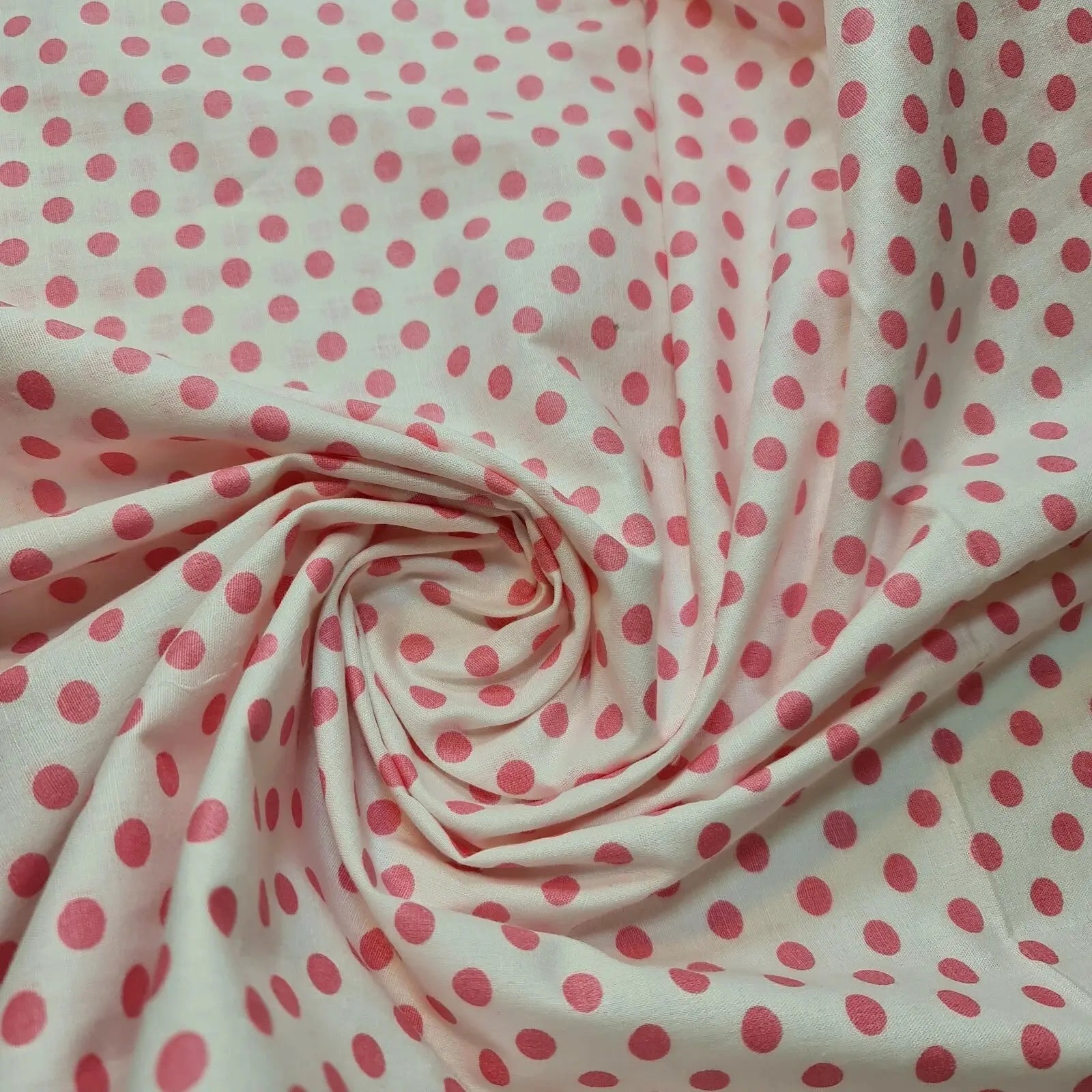 Pea Pin Spot Polka 100% Cotton Lawn Fabric | 44