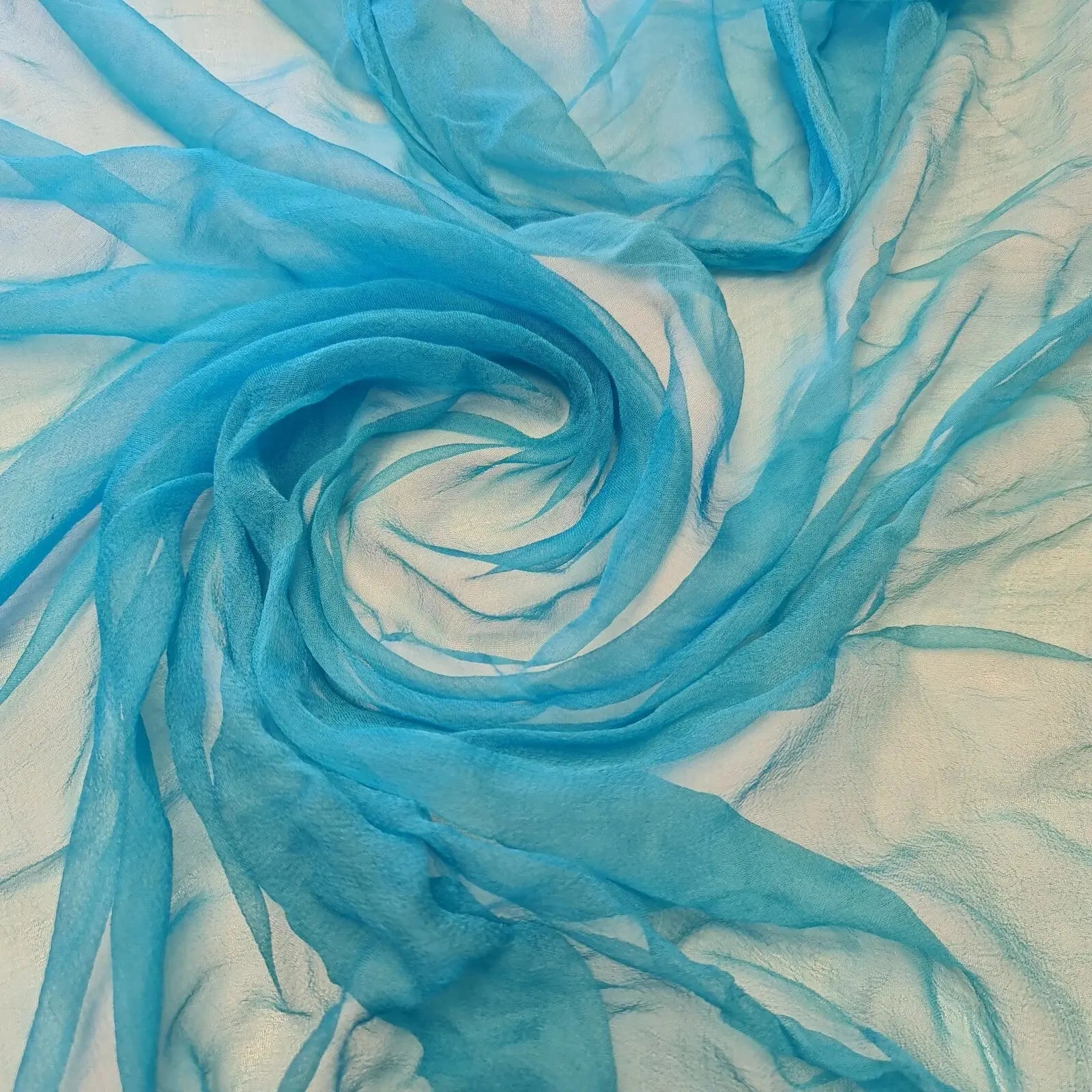 Vintage Japanese Crepe Silk Chiffon Georgette Fabric | Asahi Kasei | 36" (91cm) Wide Sheer Dress, Drape & Décor Material – Sold by the Metre