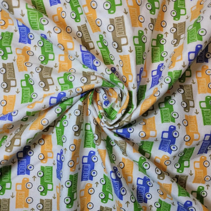 100% Cotton Brushed Flannel Winceyette Fabric | 44" (112cm) Wide Printed Quilting, Sewing & Craft Material – Sold by the Meter