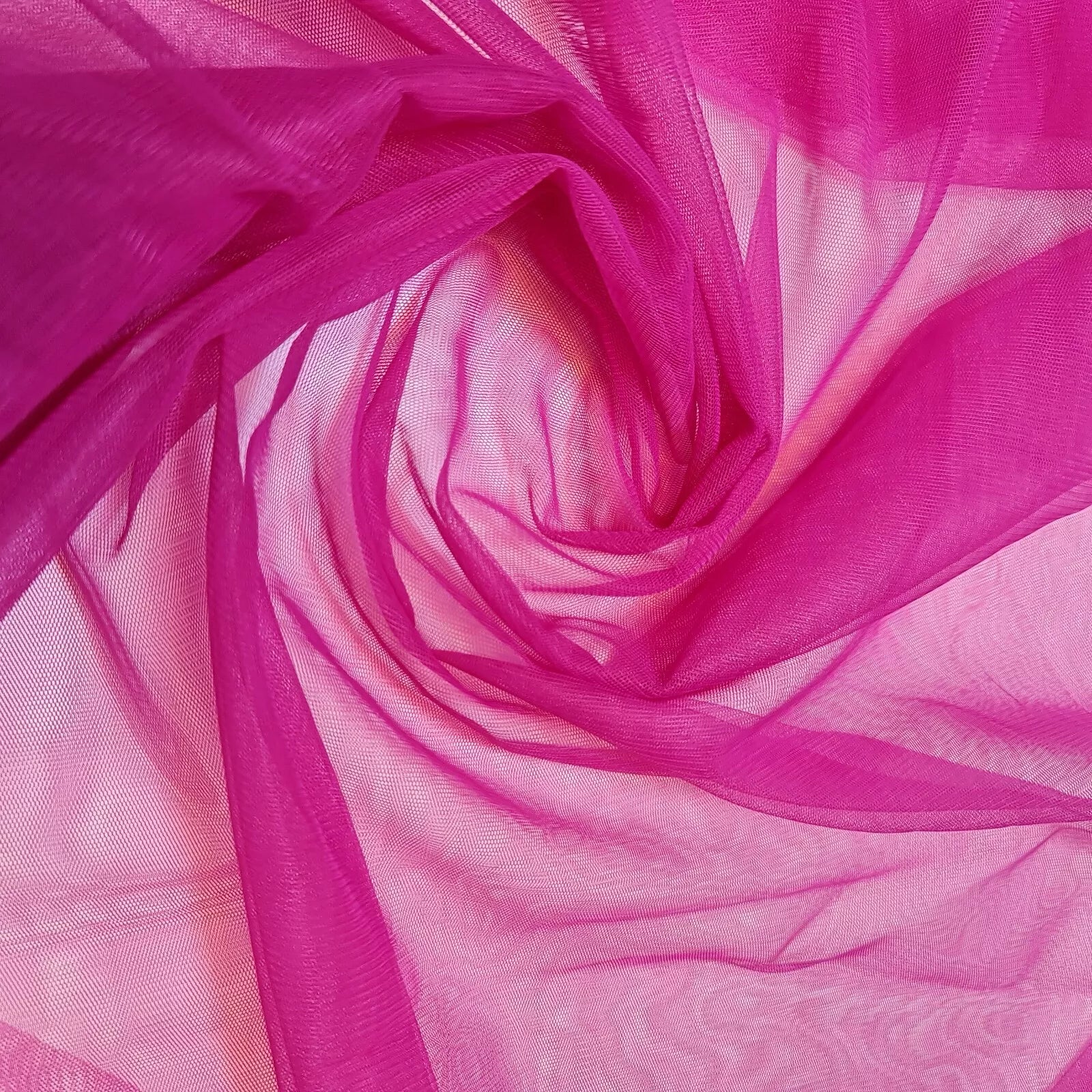 Premium Soft Plain Sheer Tulle Net Fabric | 58