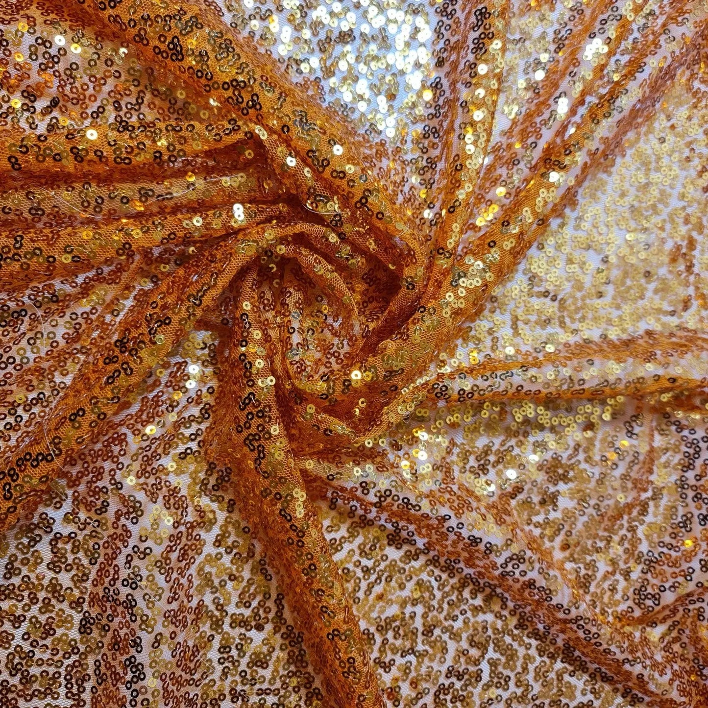 Sequin Fabric | Sparkly Shiny Bling Dress, Craft & Table Drape Material – 58" (147cm) Wide with 50" Embroidered Sequins – Sold by the Metre