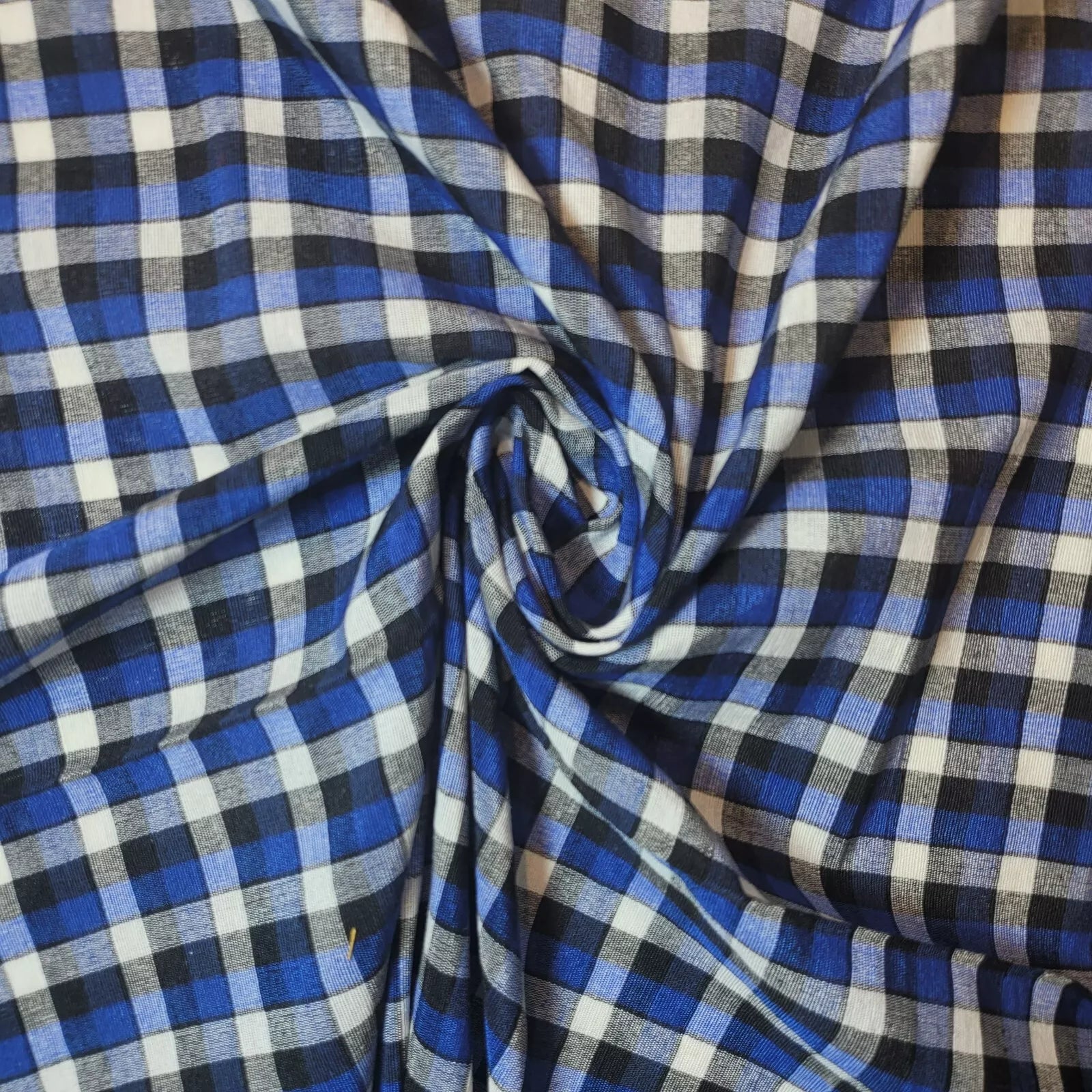 100% Cotton Gingham Check Plaid Fabric – 44