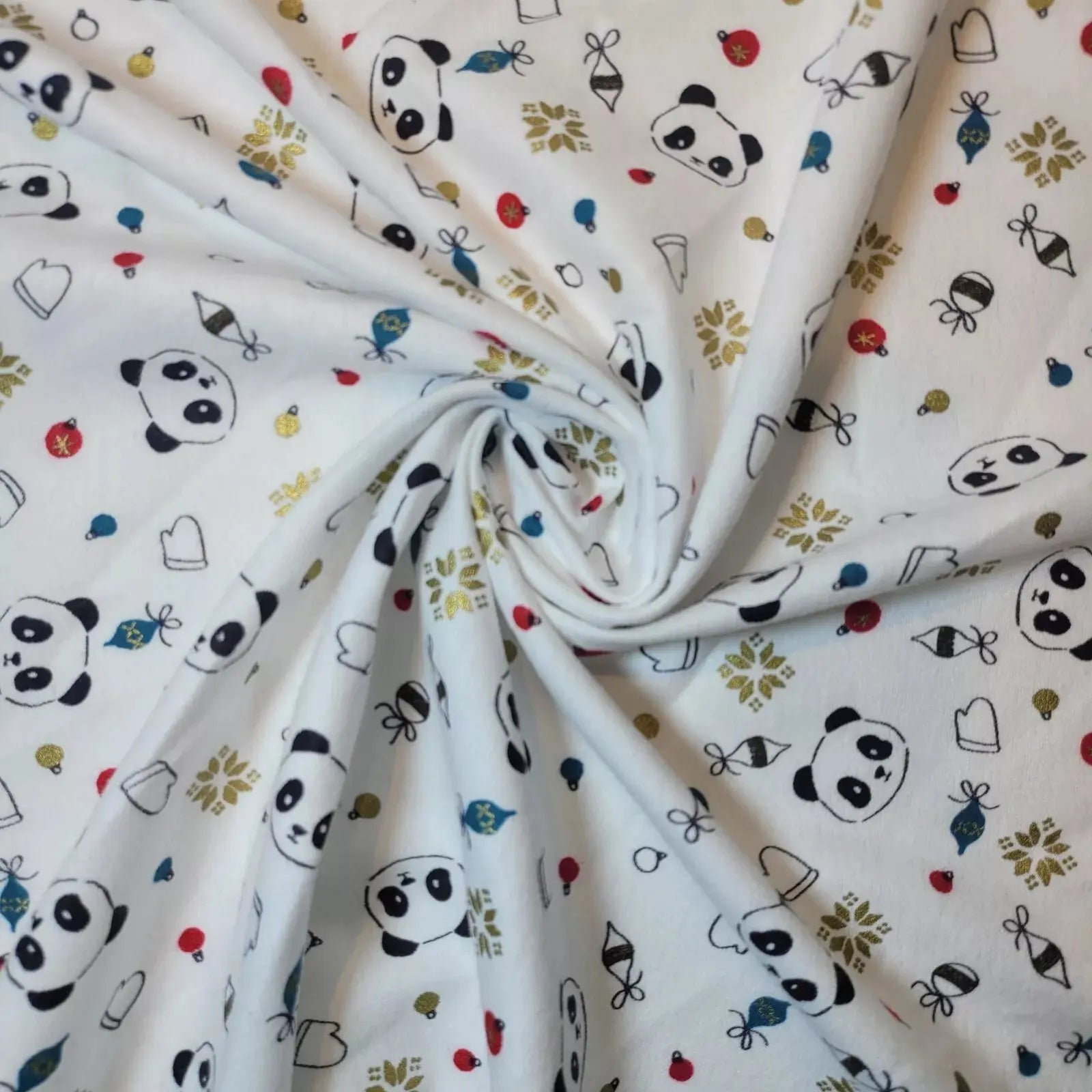 100% Cotton Brushed Flannel Winceyette Fabric | 44" (112cm) Wide Printed Quilting, Sewing & Craft Material – Sold by the Meter