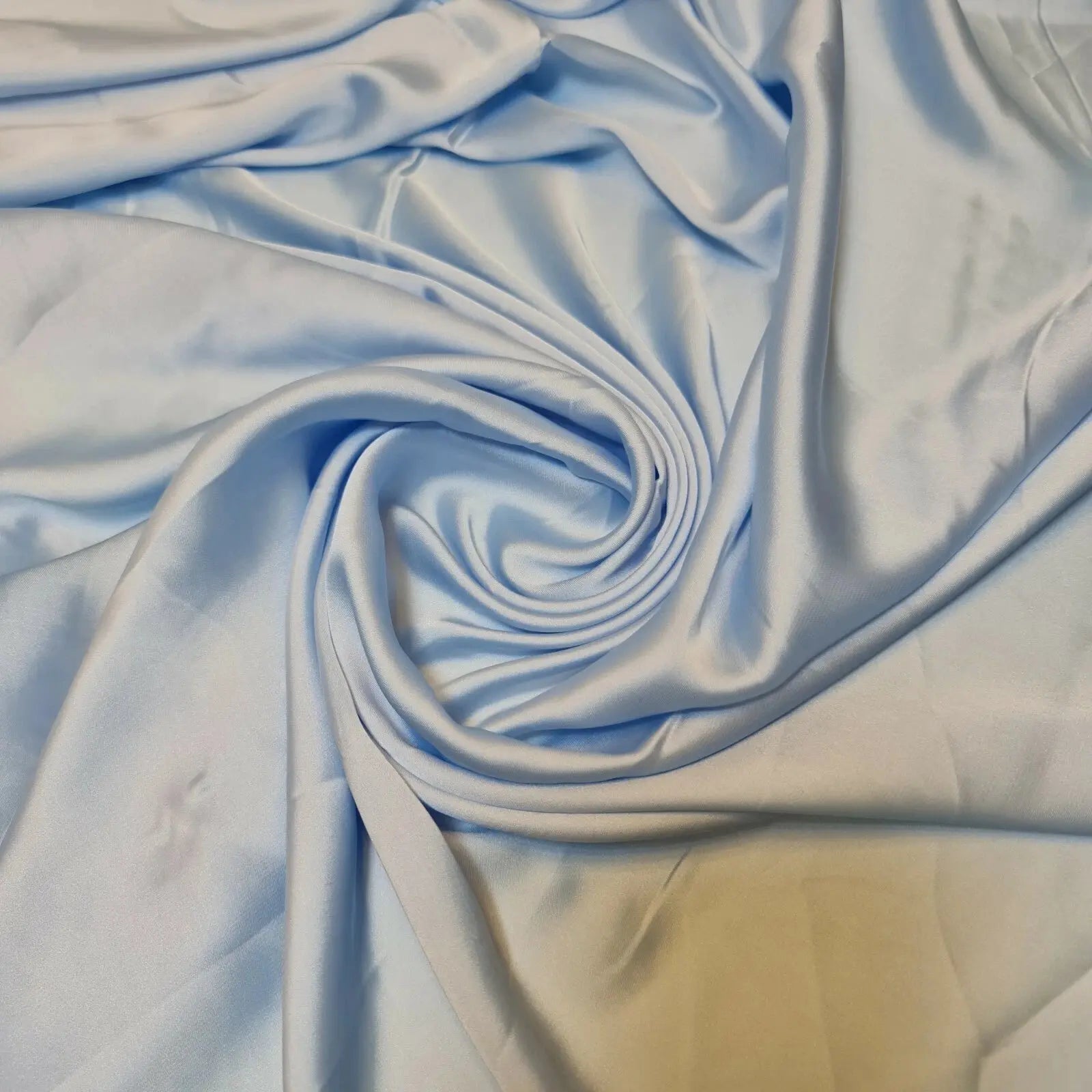 Silky Charmeuse Satin Fabric | 44" (112cm) Wide Luxury Glossy Silk-Like Weave for Bridal Dress, Draping & Décor – Sold by the Metre