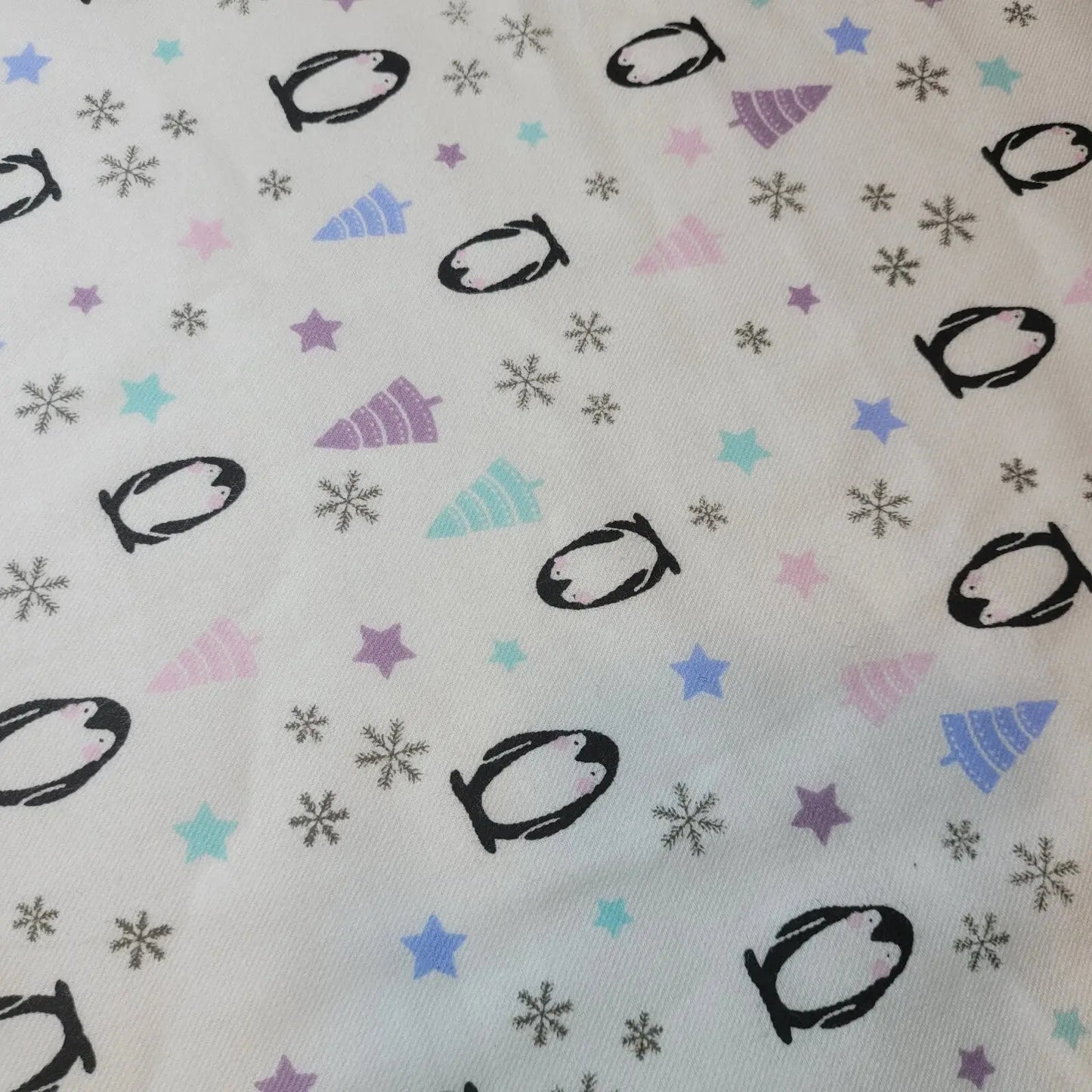 100% Cotton Brushed Flannel Winceyette Fabric | 44" (112cm) Wide Printed Quilting, Sewing & Craft Material – Sold by the Meter