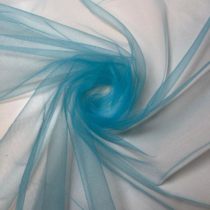 Premium Soft Plain Sheer Tulle Net Fabric | 58" (147cm) Wide for Tutu, Fairy Veil & Bridal Craft Projects – Sold by the Metre