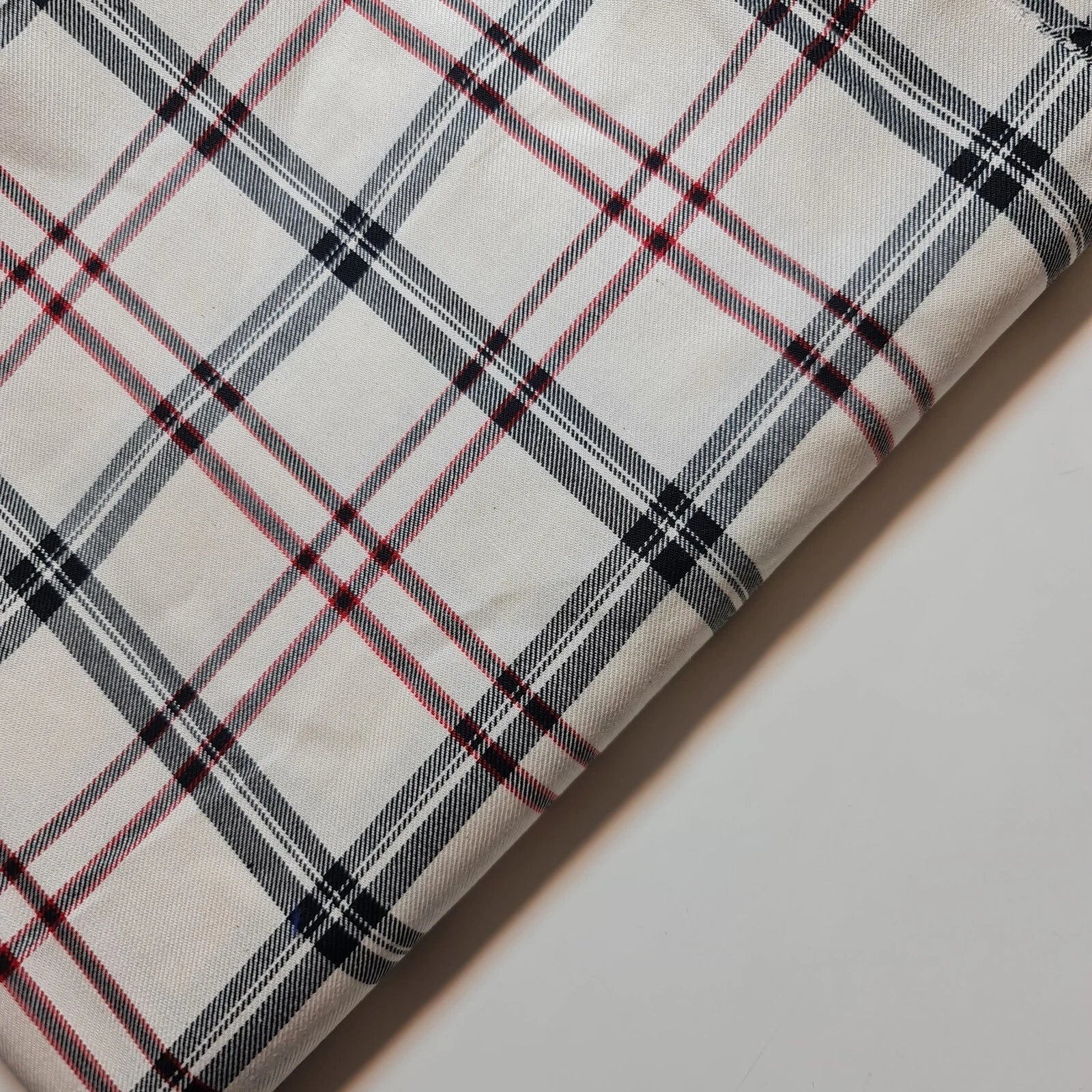 100% Cotton Tartan & Check Plaid Fabric | 58