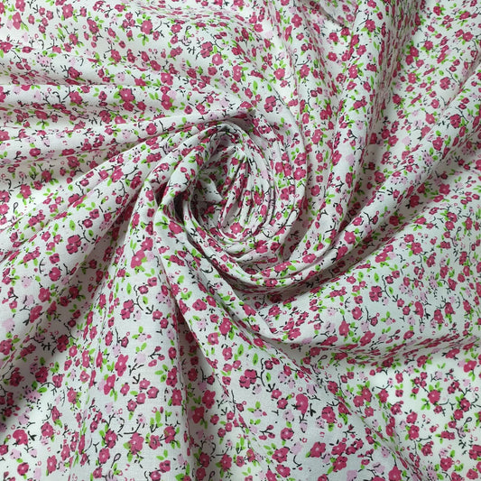 Printed Polycotton Fabric | 44" (112cm) Wide Dressmaking & Craft Material – Sold by the Metre