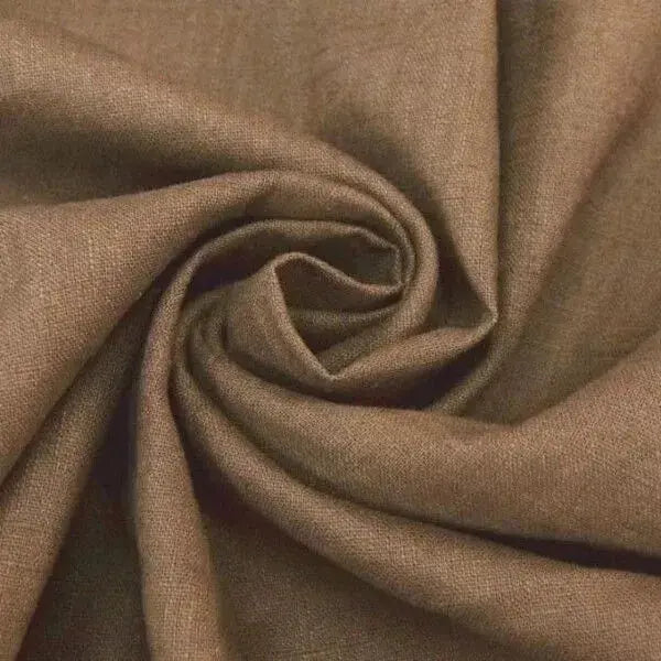 Plain 100% Cotton Linen Fabric | 58" (147cm) Wide Dressmaking, Crafting & Quilting Material – Sold by the Metre