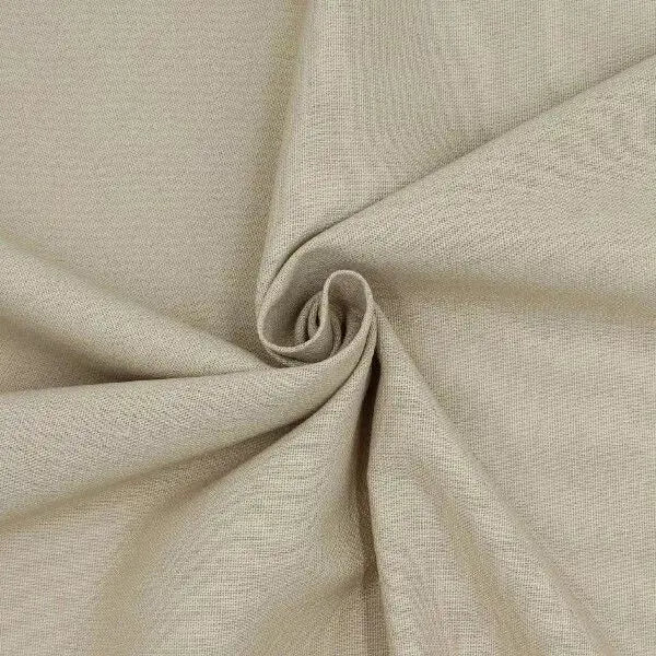 Plain 100% Cotton Linen Fabric | 58" (147cm) Wide Dressmaking, Crafting & Quilting Material – Sold by the Metre