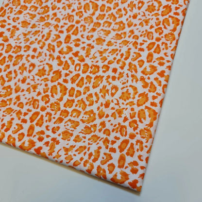 100% Cotton Printed Fabric | Leopard, Ditsy, Vintage, Polka & Rose Floral Designs – 44" (112cm) Wide Soft Dressmaking & Craft Material – Sold by the Metre