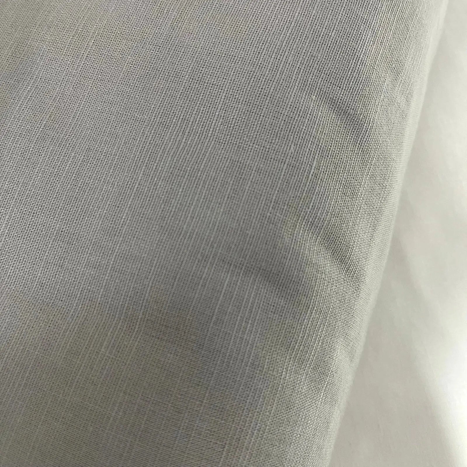 Plain 100% Cotton Linen Fabric | 58