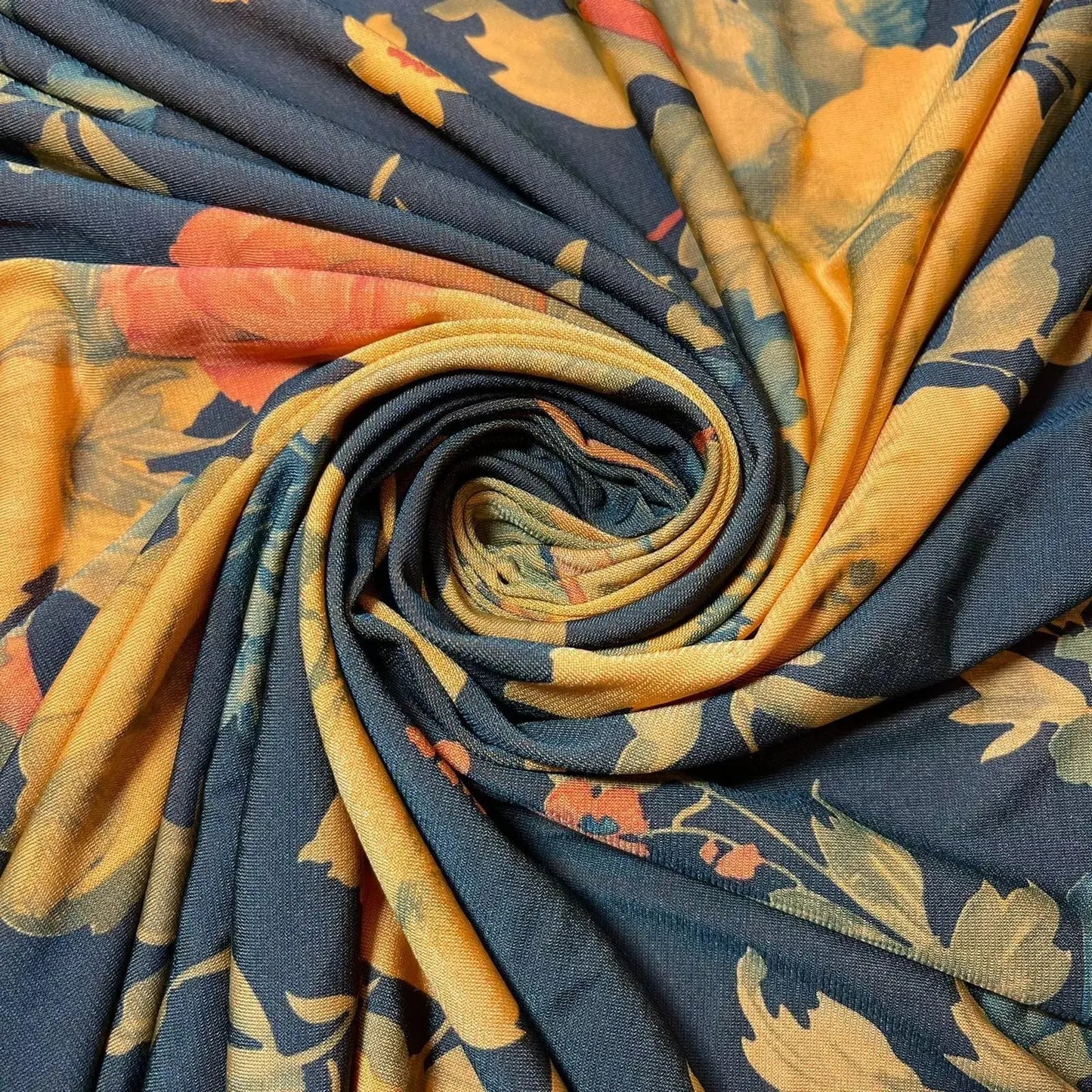 Printed ITY Jersey Fabric | 58" (147cm) Wide Nylon Lycra 4-Way Stretch Spandex for Dresses & Swimwear – Sold by the Metre