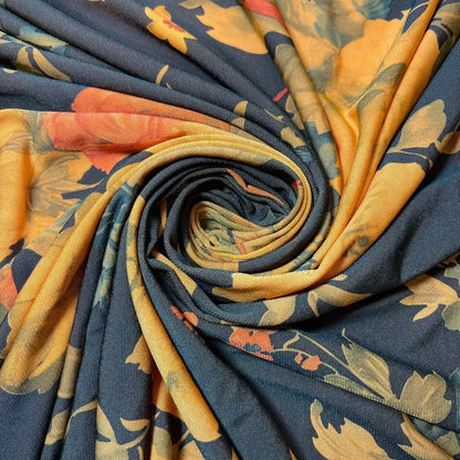 Printed ITY Jersey Fabric | 58" (147cm) Wide Nylon Lycra 4-Way Stretch Spandex for Dresses & Swimwear – Sold by the Metre