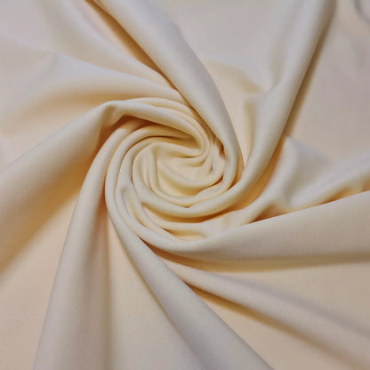 Scuba Crepe 4-Way Stretch Fabric | 58" (147cm) Wide Plain Solid Elastane Jersey for Dresses & Crafts – Sold by the Metre