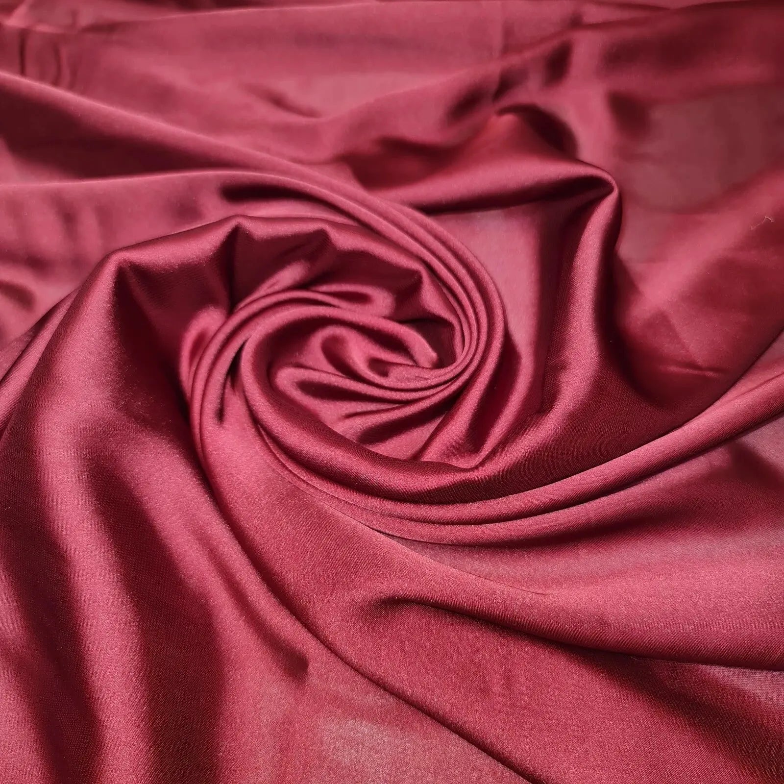 Silky Charmeuse Satin Fabric | 44" (112cm) Wide Luxury Glossy Silk-Like Weave for Bridal Dress, Draping & Décor – Sold by the Metre