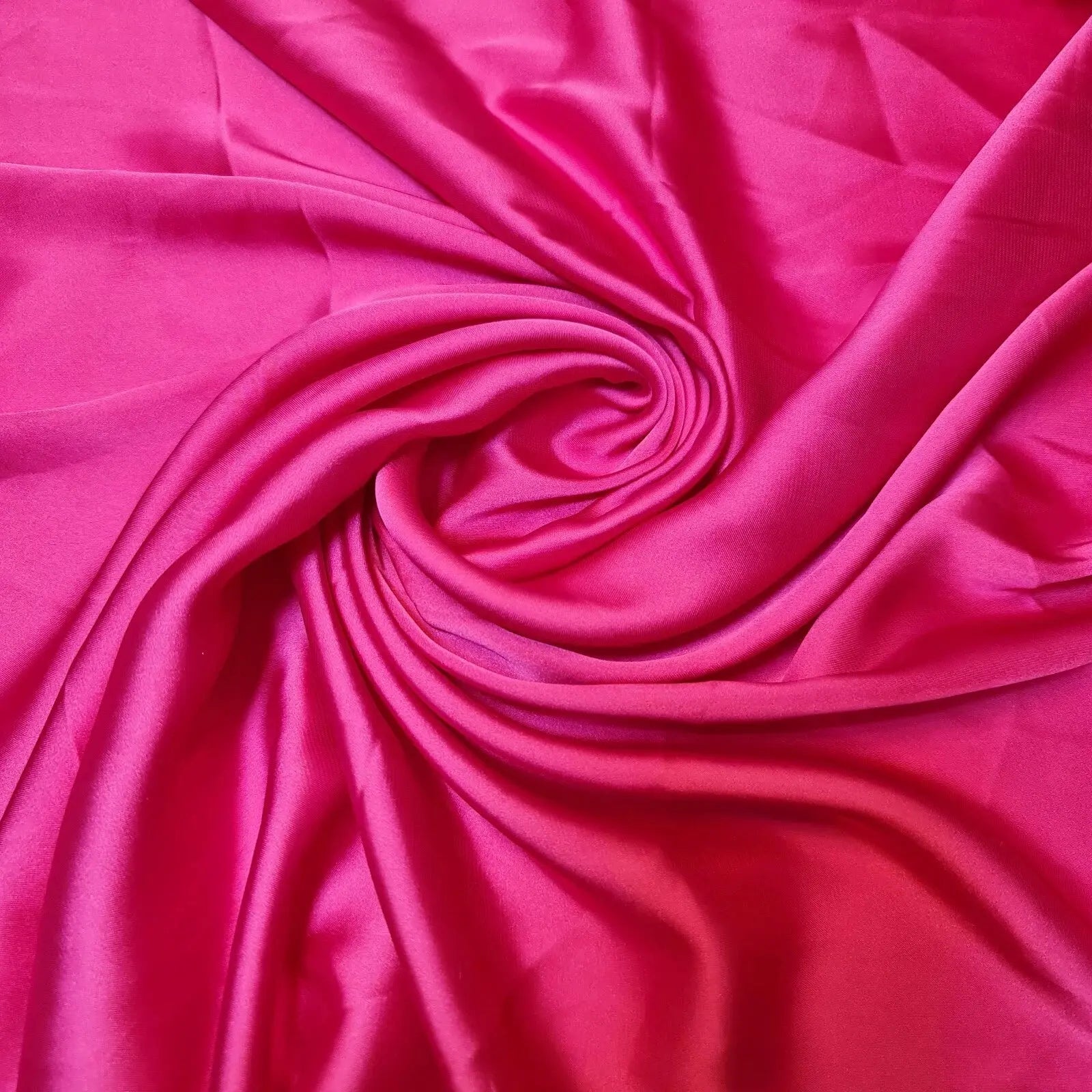 Silky Charmeuse Satin Fabric | 44" (112cm) Wide Luxury Glossy Silk-Like Weave for Bridal Dress, Draping & Décor – Sold by the Metre
