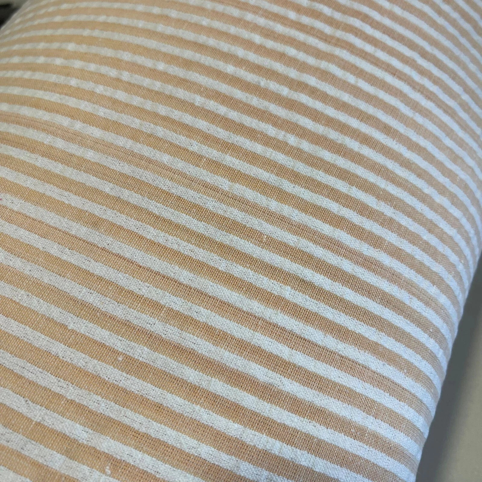 100% Cotton Seersucker Crush Stripe Fabric | 44