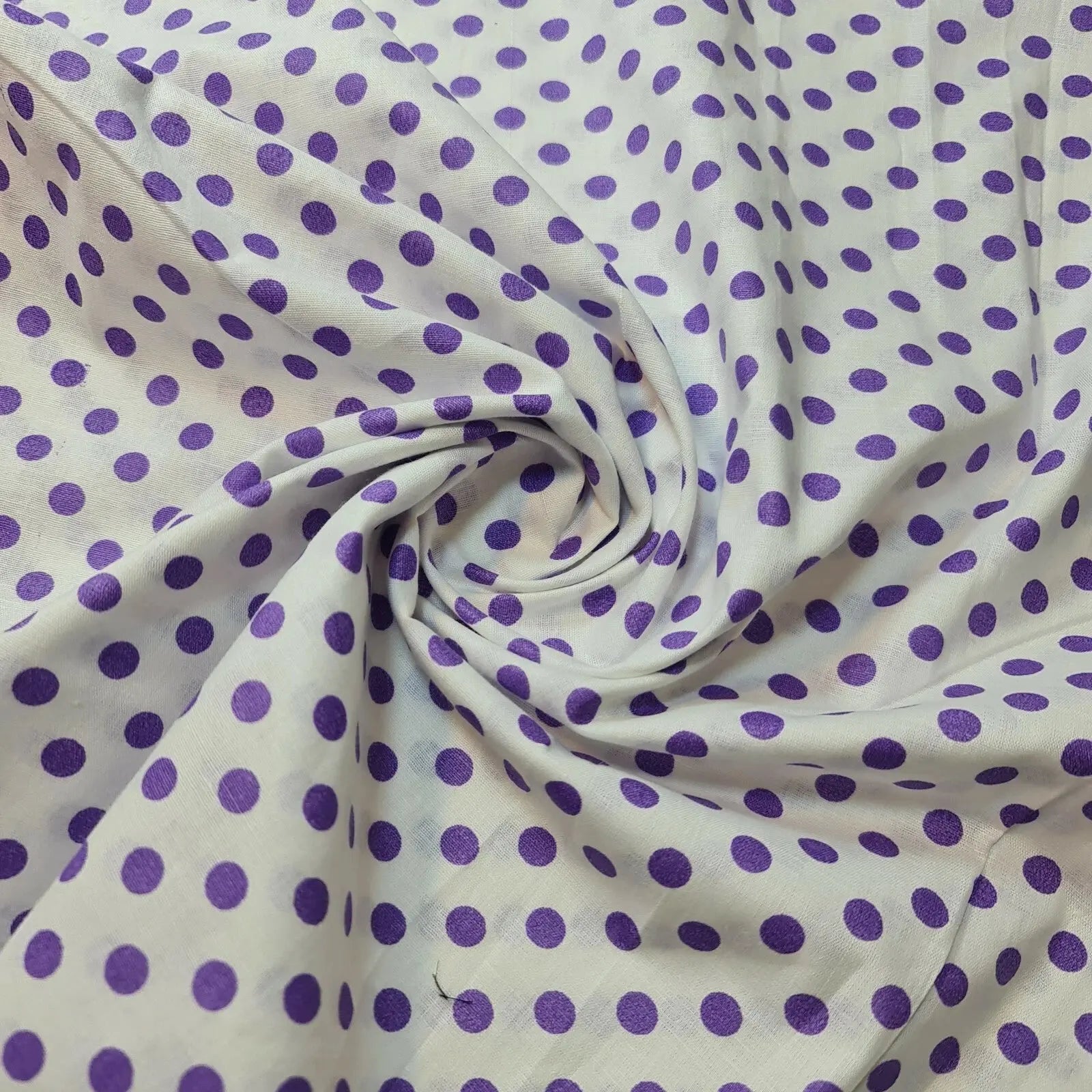Pea Pin Spot Polka 100% Cotton Lawn Fabric | 44