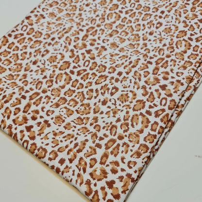 100% Cotton Printed Fabric | Leopard, Ditsy, Vintage, Polka & Rose Floral Designs – 44" (112cm) Wide Soft Dressmaking & Craft Material – Sold by the Metre