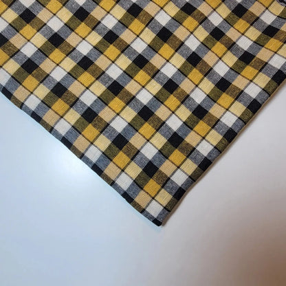 100% Cotton Gingham Woven Fabric | 1/8" Plaid Check 36" (91cm) Wide Dressmaking, Craft & Quilting Material – Sold by the Meter
