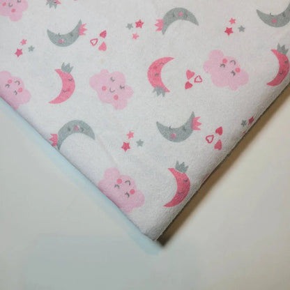 100% Cotton Brushed Flannel Winceyette Fabric | 44" (112cm) Wide Printed Quilting, Sewing & Craft Material – Sold by the Meter