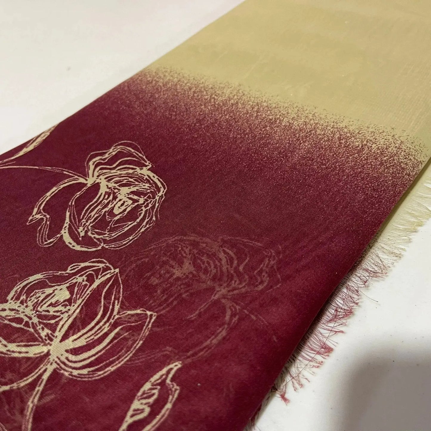 Floral Printed Polyester Georgette & Sheer Chiffon Fabric | 44" (112cm) Wide Lightweight Summer Dressmaking Material – Sold by the Metre