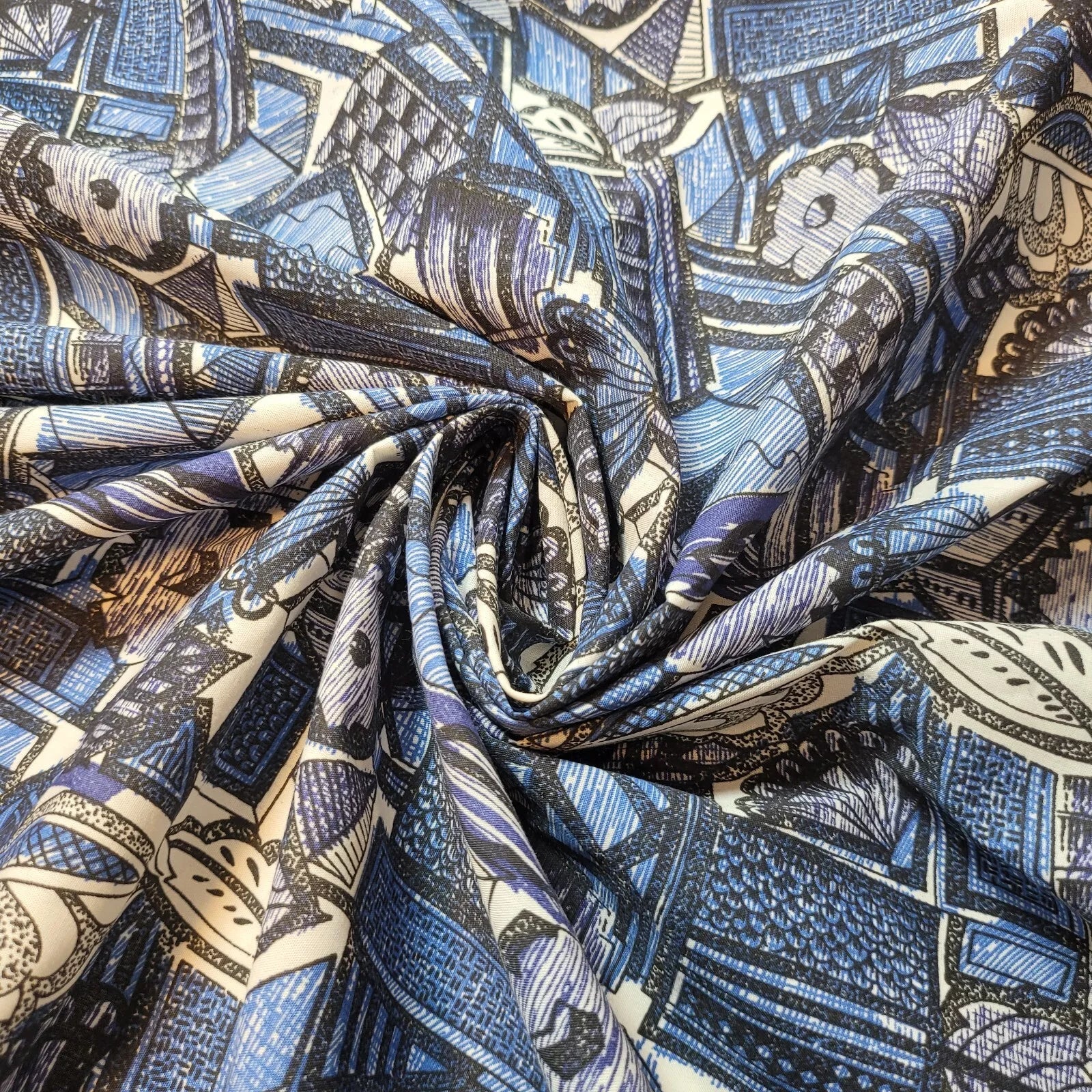 100% Cotton Vintage Floral Fabric | 44