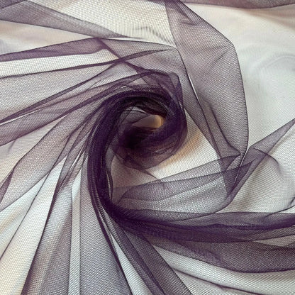 Premium Soft Plain Sheer Tulle Net Fabric | 58" (147cm) Wide for Tutu, Fairy Veil & Bridal Craft Projects – Sold by the Metre