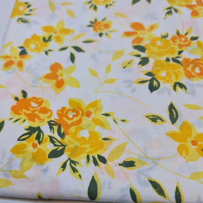 100% Cotton Printed Fabric | Leopard, Ditsy, Vintage, Polka & Rose Floral Designs – 44" (112cm) Wide Soft Dressmaking & Craft Material – Sold by the Metre