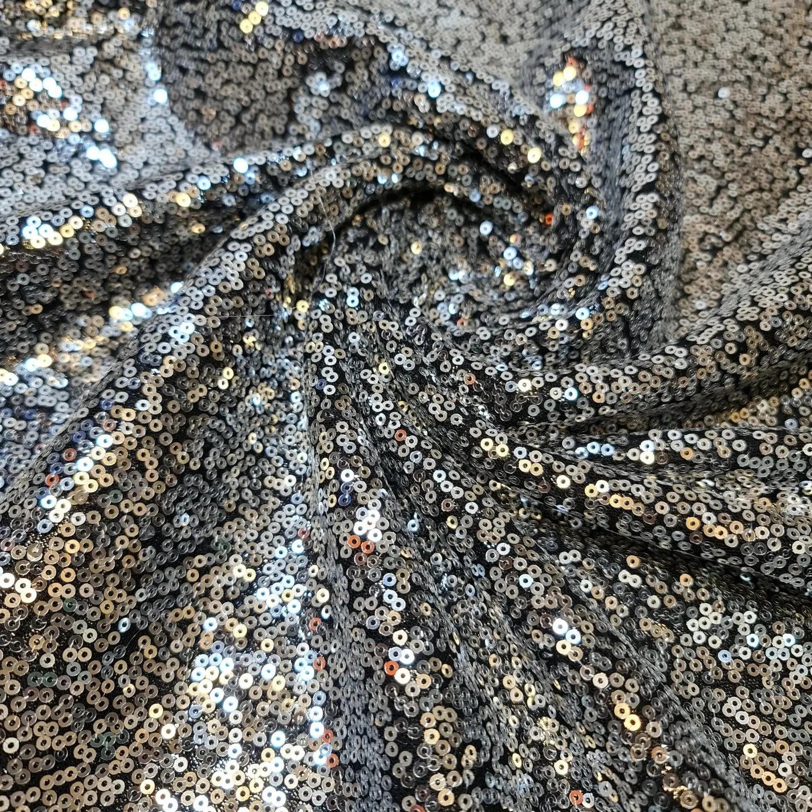 Sequin Fabric | Sparkly Shiny Bling Dress, Craft & Table Drape Material – 58
