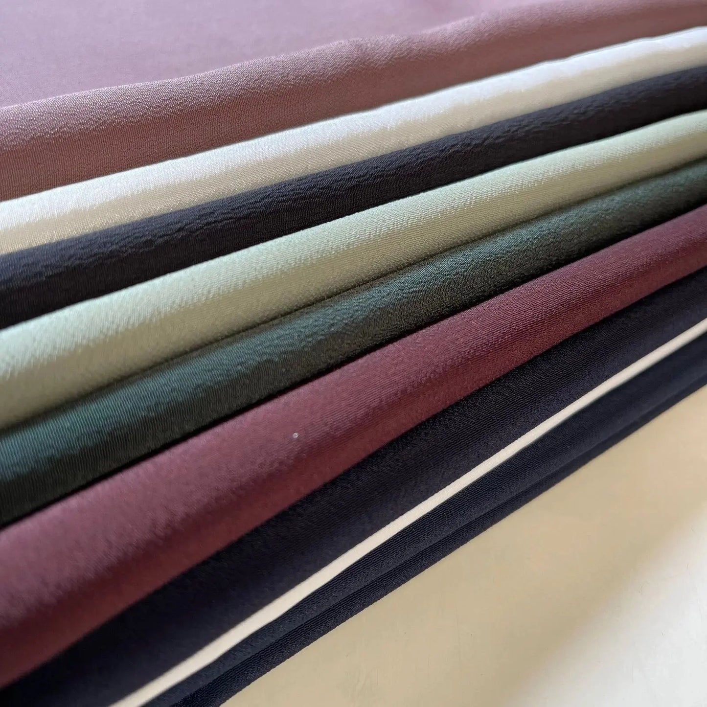 Koshibo Crepe Fabric | 100% Polyester Soft Dressmaking, Drape & Lining Material 44" (112cm) Wide – Sold by the Metre