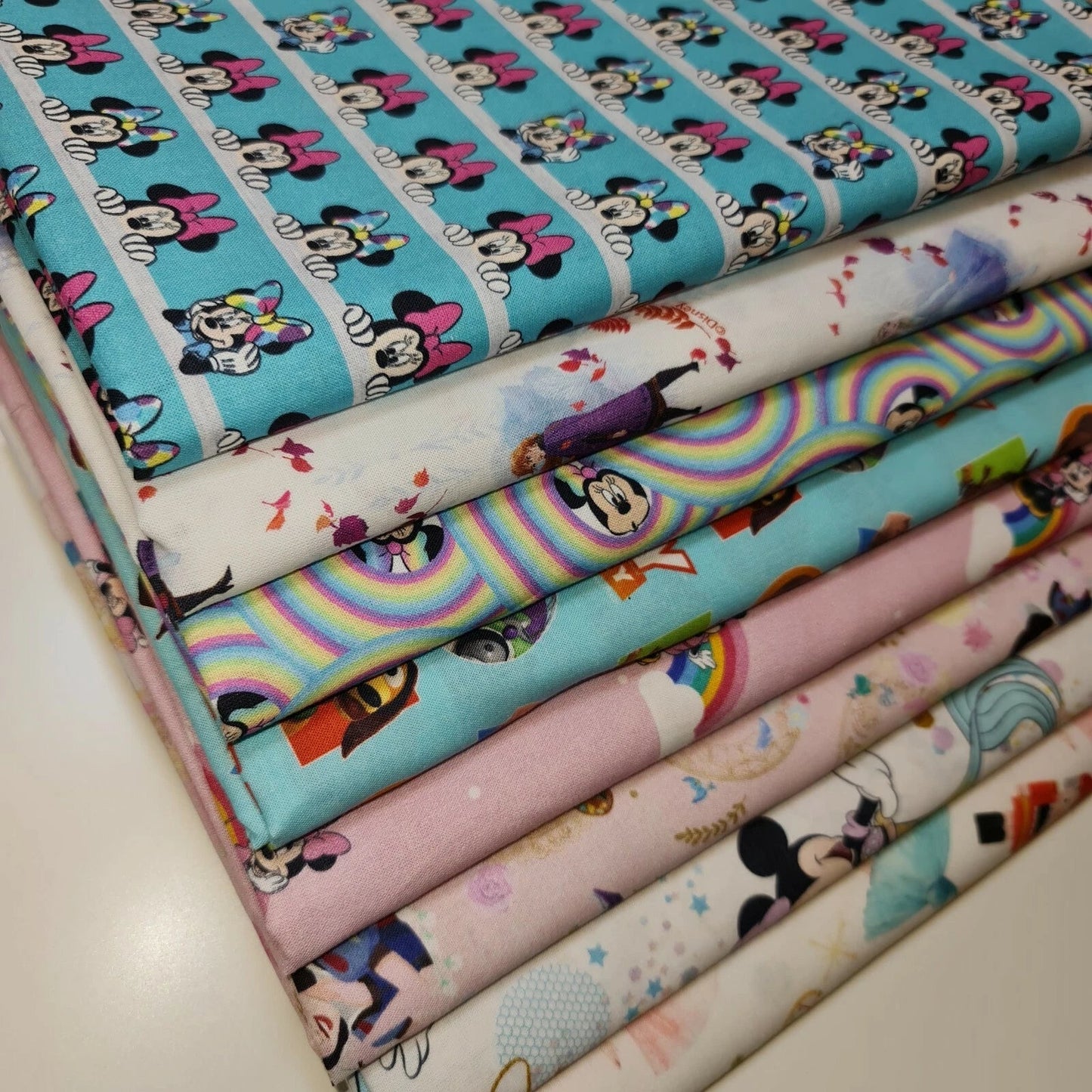 100% Cotton Disney Licensed Character Print Fabric | 58" (147cm) Wide Dressmaking, Patchwork & Craft Material – Sold by the Meter