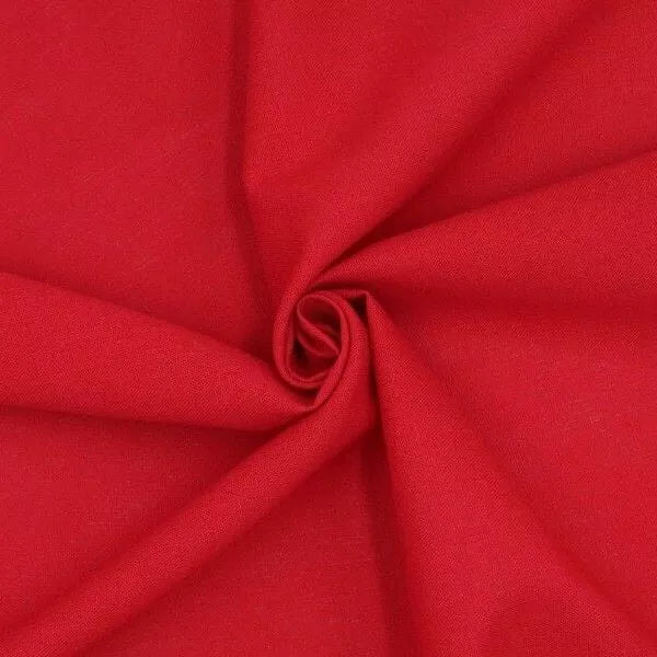 Plain 100% Cotton Linen Fabric | 58