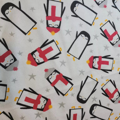 100% Cotton Brushed Flannel Winceyette Fabric | 44" (112cm) Wide Printed Quilting, Sewing & Craft Material – Sold by the Meter
