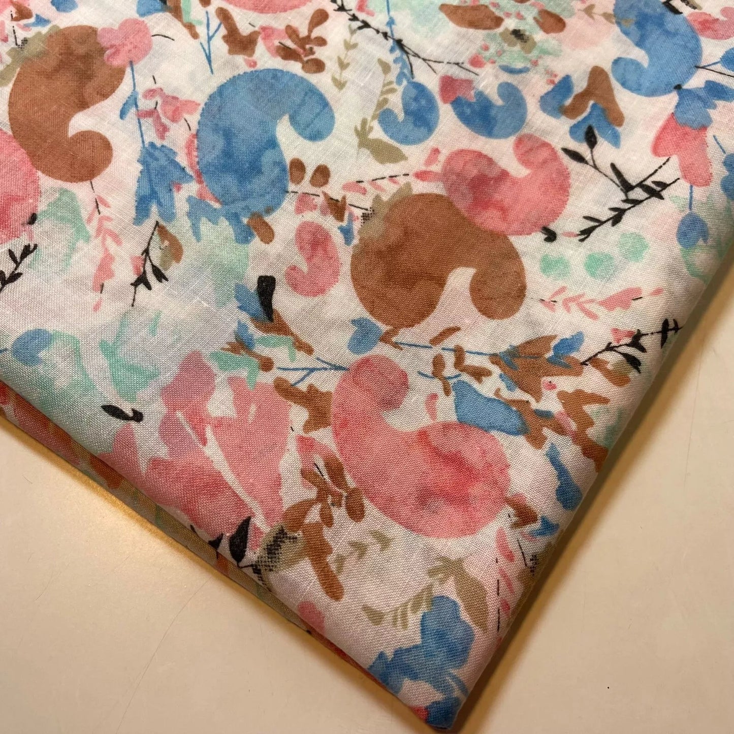 100% Cotton Vintage Floral Japanese Print Fabric | 58" (147cm) Wide Soft Dressmaking, Sarong & Draping Material – Sold by the Metre