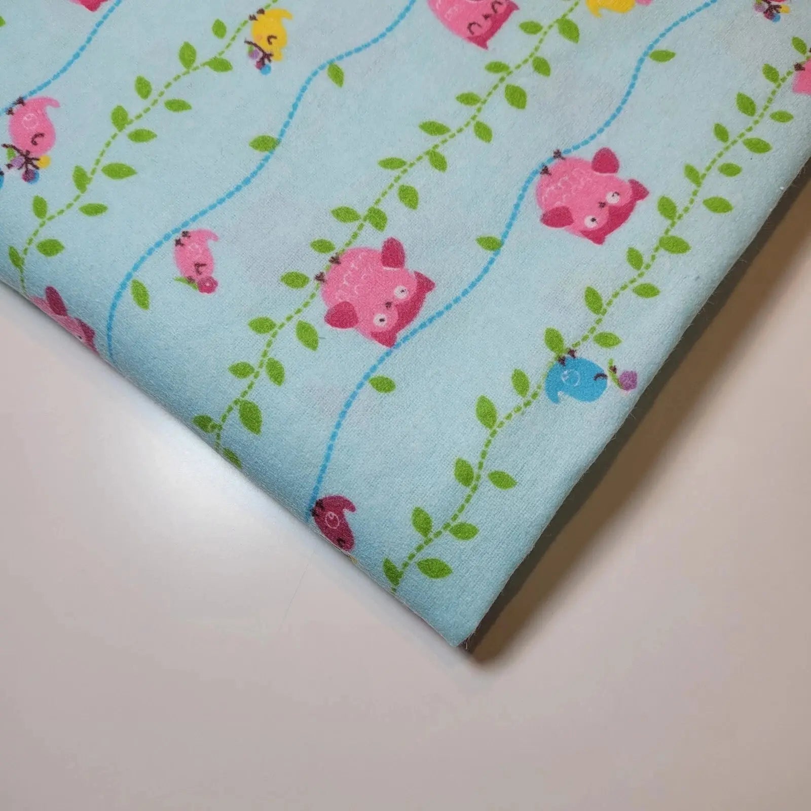 100% Cotton Brushed Flannel Winceyette Fabric | 44" (112cm) Wide Printed Quilting, Sewing & Craft Material – Sold by the Meter
